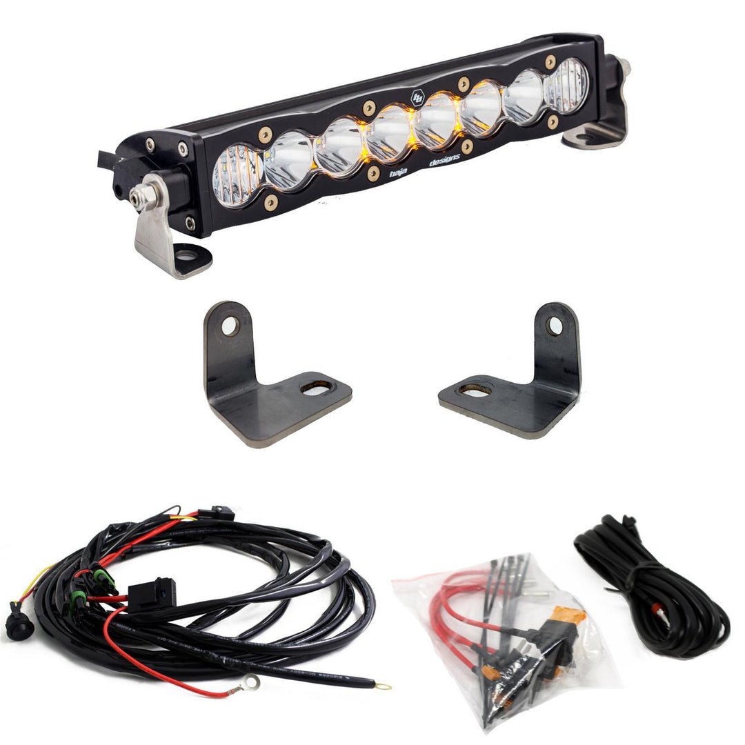 Polaris S8 10 Inch Hood Mount Light Bar Kit